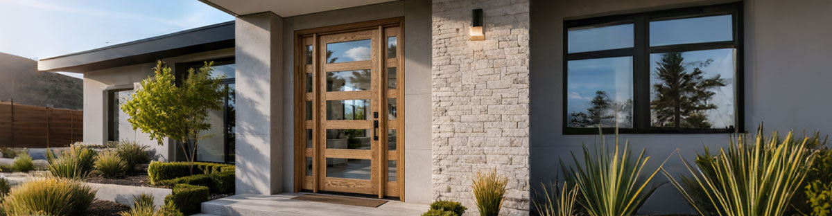 Luxury Solid Wood Front Doors for Custom Entry Projects