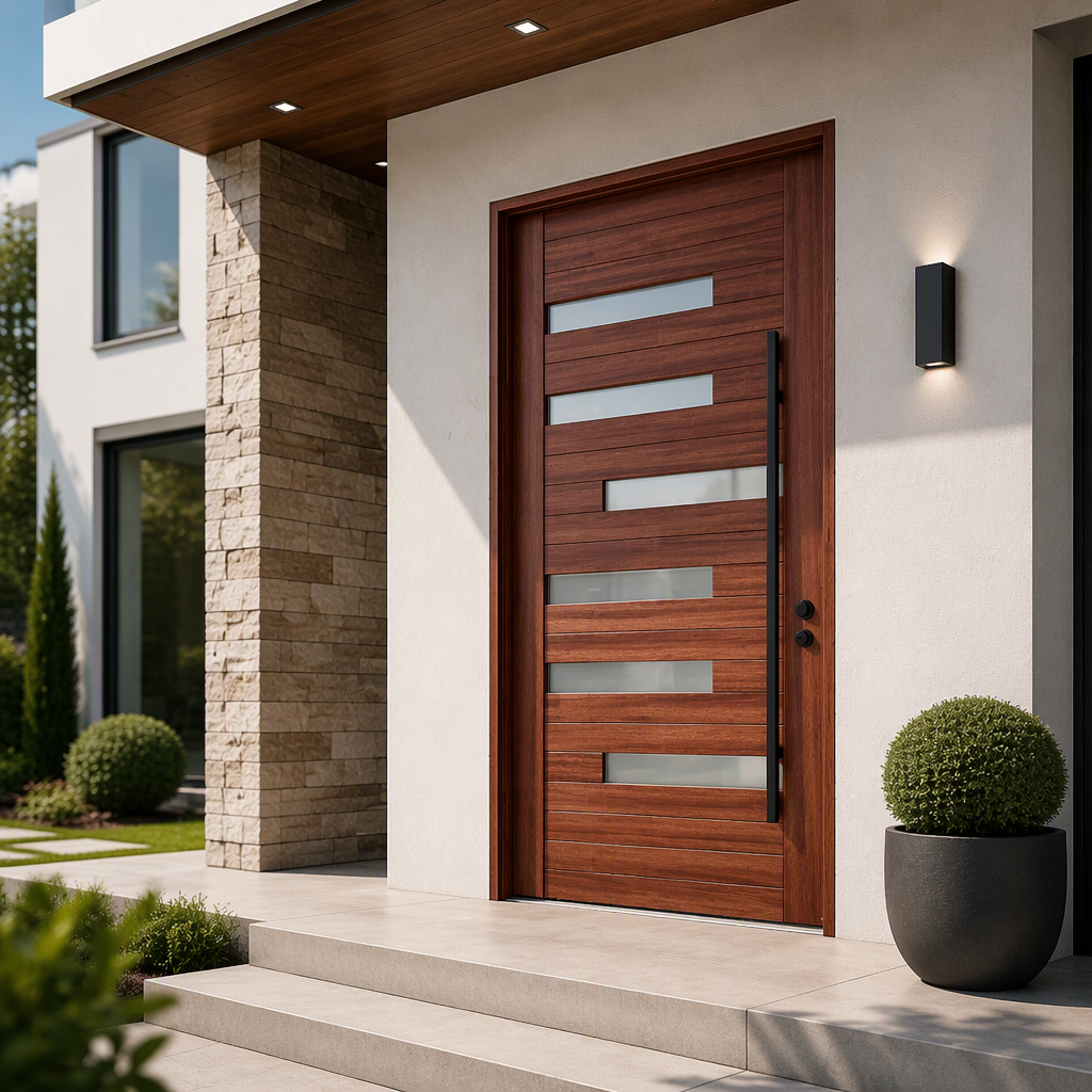 Solid Wood Pivot Door vs Steel & MDF Doors High-End Timber Door Factory