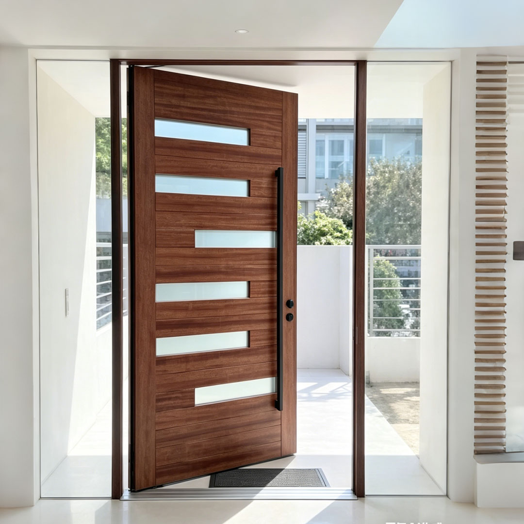 Solid Wood Pivot Door vs Steel & MDF Doors High-End Timber Door Factory