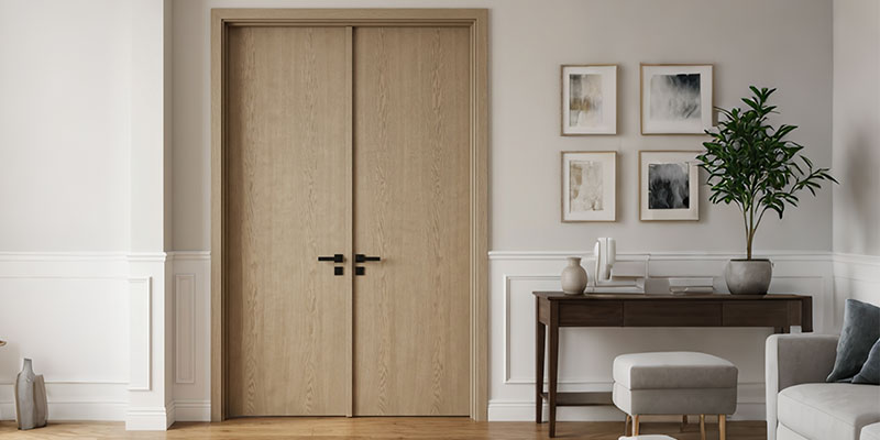 Flush Design Solid Wood Interior Double Door (2).jpg