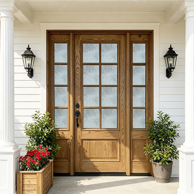 Double Sidelights Front Door