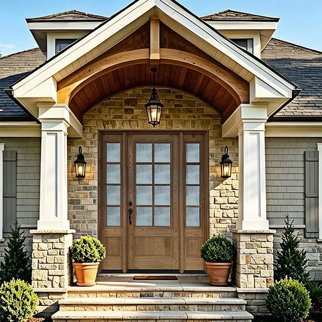 Double Sidelights Front Door