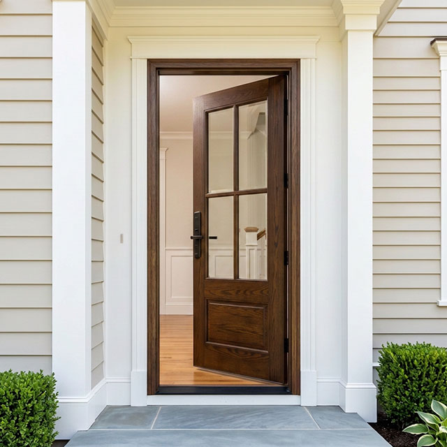 Solid Red Oak Entry Doors for Projects
