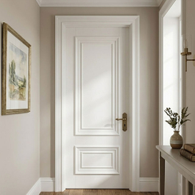 French & Decorative Room Hardwood White Solid Wood Interior Doors