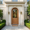Arched Solid Oak Front Door