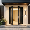 Black Modern Double Front Door