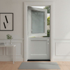 Custom Wooden Dutch Front Door Farmhouse Exterior