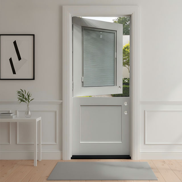 Custom Wooden Dutch Front Door Farmhouse Exterior