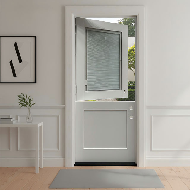 Custom Wooden Dutch Front Door Farmhouse Exterior