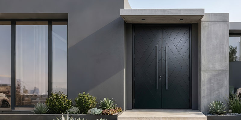 Custom Red Oak front door manufacturer.jpg