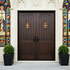 Walnut Solid Wood Front Double Door