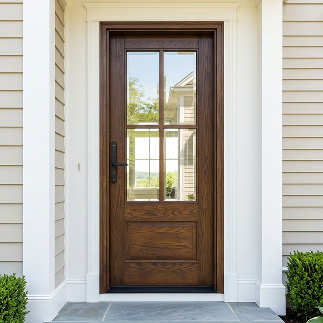 Solid Red Oak Entry Doors for Projects