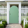 White Oak Solid Wood Arched Front Door