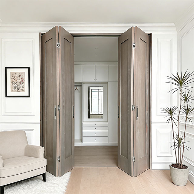 Shaker Panel Designs Sliding Solid Wood Folding Doors