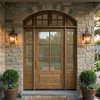 Front Door with Sidelights And Transom